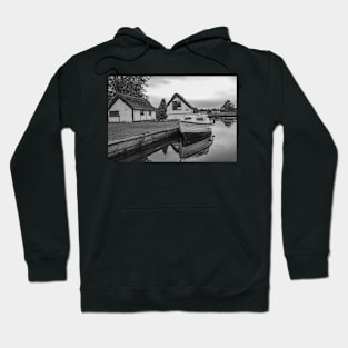 Boat on the Broads, River Bure, Coltishall Hoodie